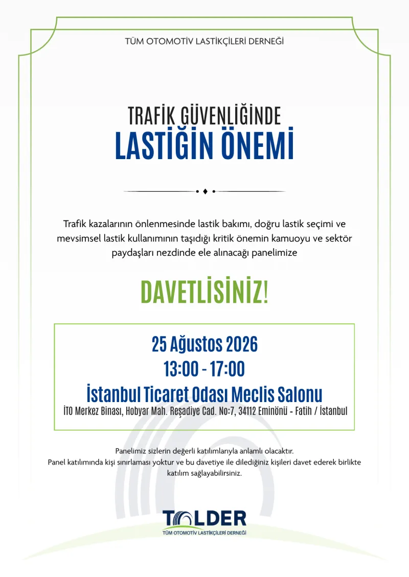 Trafik Güvenliğinde Lastiğin Önemi Çalıştayı